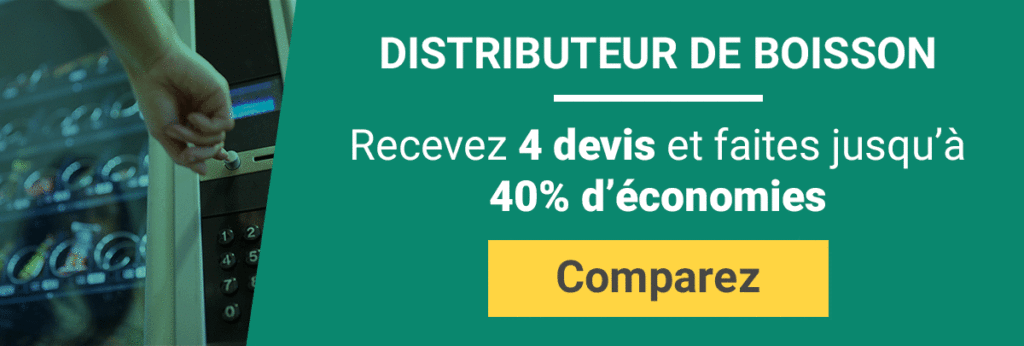 Prix d'un distributeur automatique < Distributeurs de boissons